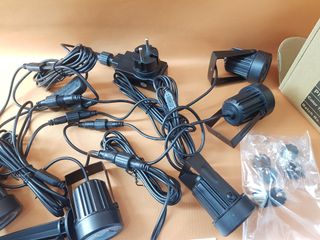 Lote 6 Focos LED Jardín 3000K Piqueta