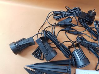 Lote 6 Focos LED Jardín 3000K Piqueta