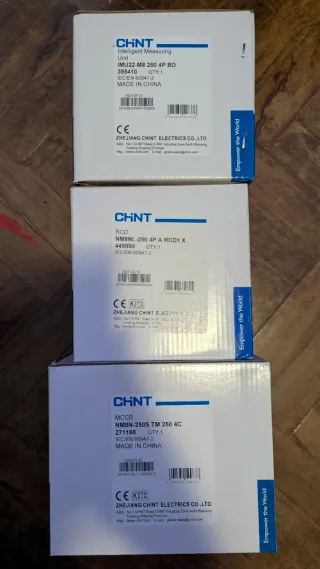 SUPER PACK INTERRUPTOR AUTOMATICO CHINT 4P/250A