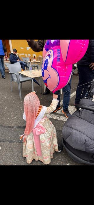 Traje de Fallera Niña y Adulta