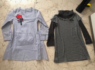 Lote 2 vestidos T 9-10 años
