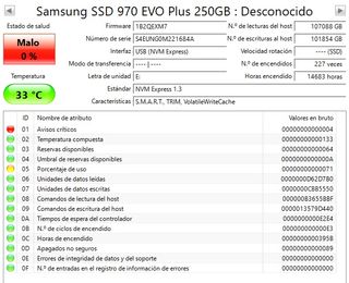 2x SSD NVMe Samsung 970 EVO Plus 250GB