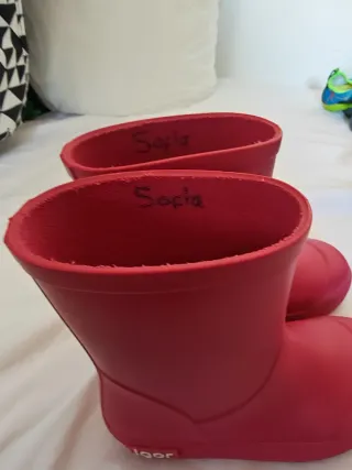 Botas de agua Igor color frambuesa talla 23