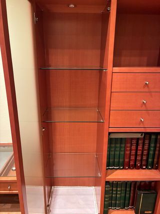 Mueble salón cerezo gran capacidad