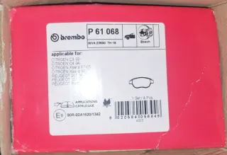Pastillas Freno Brembo P 61 068 Nuevas