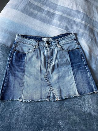 Falda vaquera Brownie bicolor