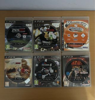 Lote Consola PS3 Slim Negra