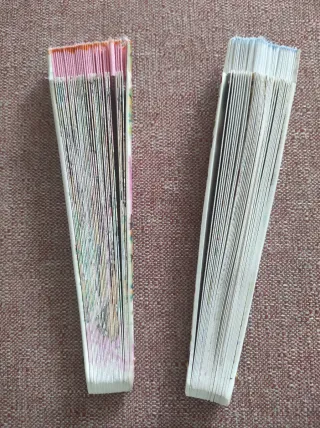 Lote 2 abanicos mariposas