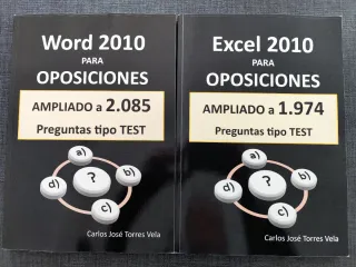 Excel y Word 2010 para OPOSICIONES: tipo test.