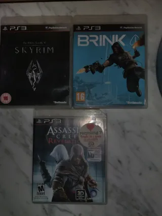 PS3 Giochi: Skyrim, Brink, Assassin's Creed