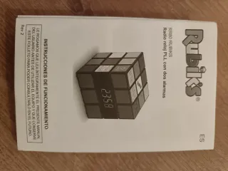 Radio Reloj Despertador Cubo de Rubik