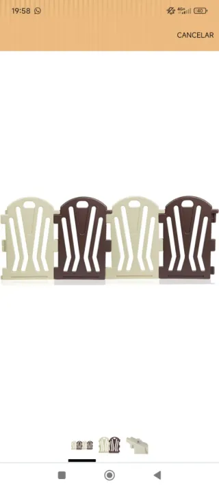 Parque infantil rígido