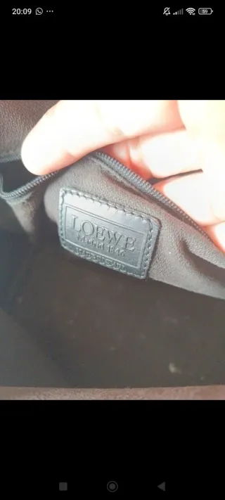 Bolso Loewe Marrón y Negro