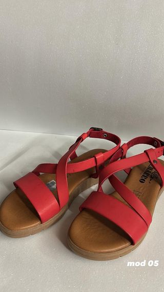 Sandali Charro Rosse
