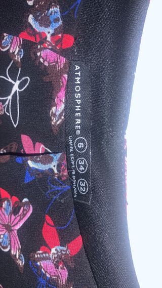 Vestido estampado mariposas