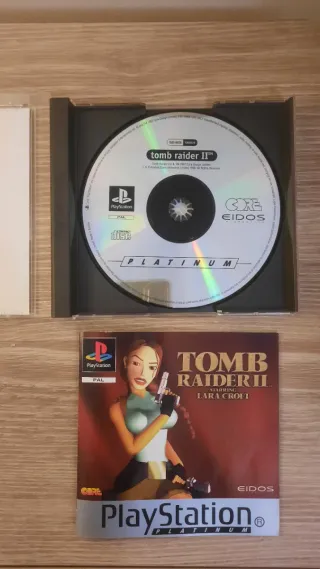 🇪🇸Tomb Raider II PS1 Platinum🇪🇸