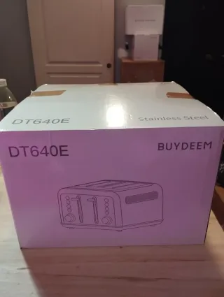 Tostadora BUYDEEM 4 ranuras acero inoxidable