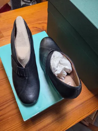 Zapatos Clarks Negros Mujer