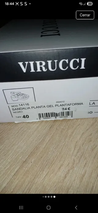 Sandalias Virucci Negras