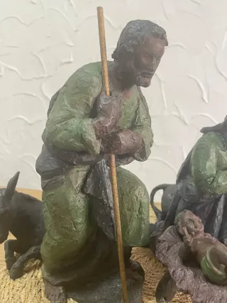 Nacimiento Bronce Escultor Antiguo