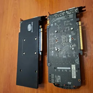 2 Tarjetas Gráficas Asus GTX 560 y Sapphire HD5850