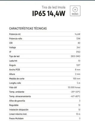 Tira LED Estanca Premium