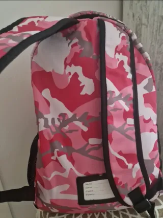Mochila camuflaje rosa