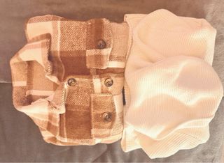 2 casacos menino xadrez