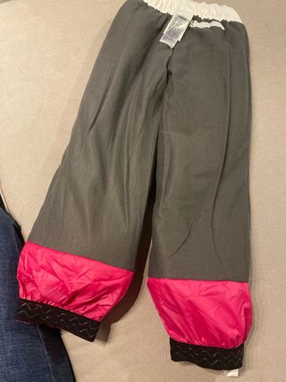 Pantalón de nieve infantil blanco