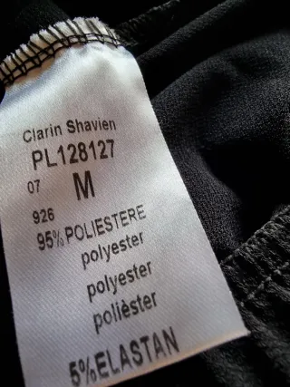 Pantalone Clarin Shavien Nero Taglia M (Made  in I