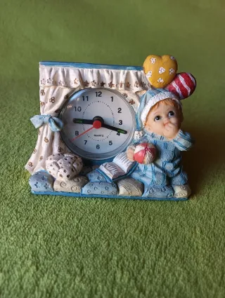 PORTARETRATOS O RELOJ DESPERTADOR RETRO AÑOS 90