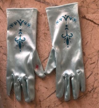 Vestido Frozen T 7-9 años + Guantes