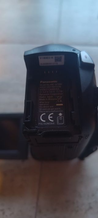 Videocámara Panasonic HC-V180 Negra 10 MP
