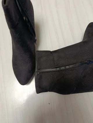 Botines negros de tacón