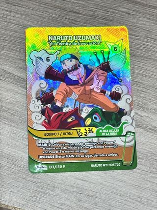 Carta Naruto Mythos TCG 133/130 V de segunda mano por 20 EUR en A