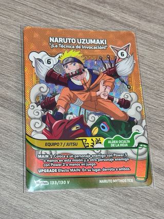 Carta Naruto Mythos TCG 133/130 V de segunda mano por 20 EUR en A