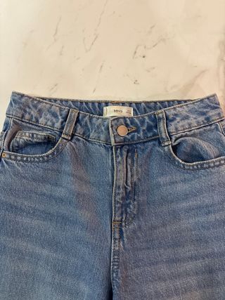 Pantalón vaquero ancho azul