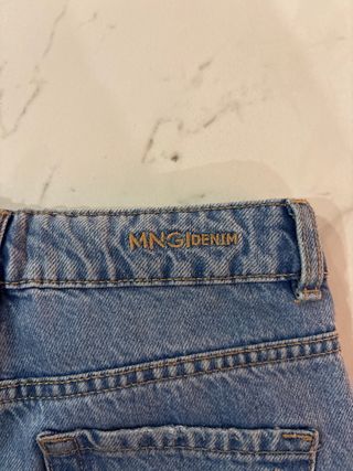 Pantalón vaquero ancho azul