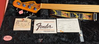 Fender Precisión fretless 1976 STING THE POLICE