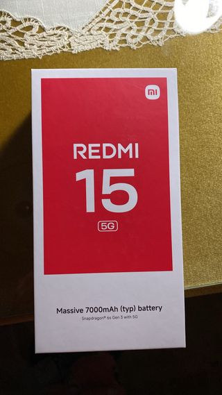 Redmi 15 5G con batería 7000mAh