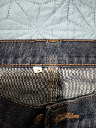 Pantalones Vaqueros Rectos Talla 50