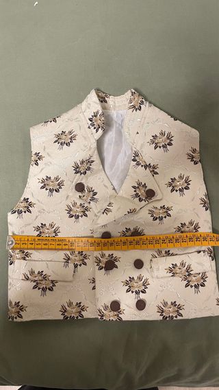 Traje fallero niño beige y marrón Edad 5/7 años