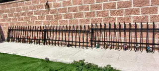 Valla de hierro forjado + regalo puerta