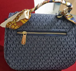 Borsa Michael Kors monogram blu e multicolor