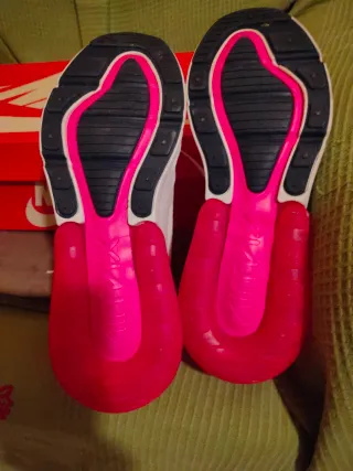 Zapatillas Nike Air 270 Blancas Naranja