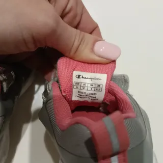 Scarpe Champion Bimba 22 Grigio Rosa