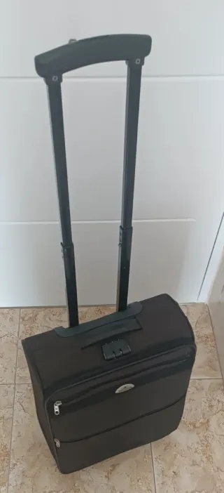 Maleta Samsonite Negra y Gris