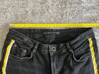Pantalón vaquero negro Zara Trafaluc Talla 38 Y2K