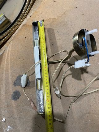 Applique per quadri con cavo e interruttore