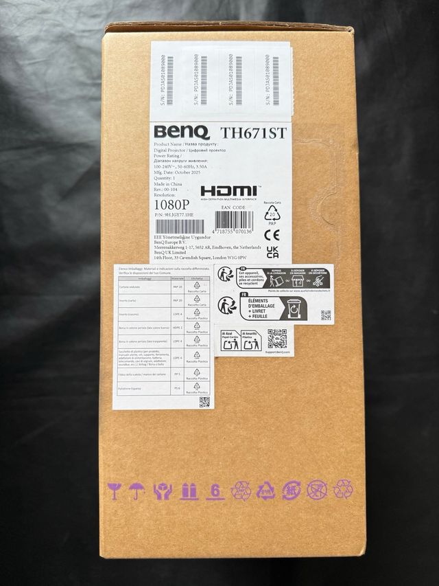 Proiettore BenQ TH671ST Bianco